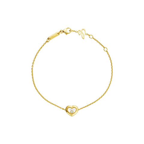 Chopard Happy Diamonds Icons 18ct Yellow Gold Heart Bracelet 85A054-0001