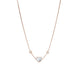 Chopard Happy Hearts 18ct Rose Gold Mother Of Pearl Necklace 81A082-5301