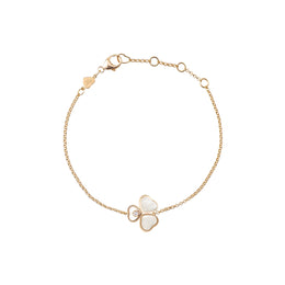Chopard Happy Hearts Wings 18ct Rose Gold Mother Of Pearl Bracelet 85A083-5031