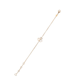 Chopard Happy Hearts Wings 18ct Rose Gold Mother Of Pearl Bracelet