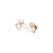Chopard Happy Hearts Wings 18ct Rose Gold Mother Of Pearl Earrings