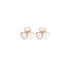 Chopard Happy Hearts Wings 18ct Rose Gold Mother Of Pearl Earrings 83A083-5301