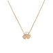 Chopard Happy Hearts Wings 18ct Rose Gold Necklace
