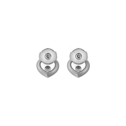 Chopard Happy Diamonds Icons 18ct White Gold 0.10ct Diamond Stud Earrings