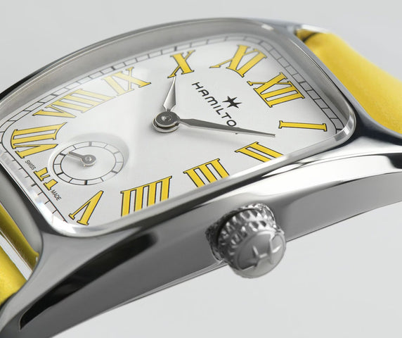 Hamilton Watch American Classic Boulton Small Second Yellow