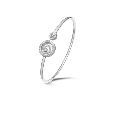 Chopard Happy Spirit 18ct White Gold 0.47ct Diamond Bangle