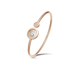 Chopard Happy Spirit 18ct Rose Gold 0.18ct Diamond Bangle