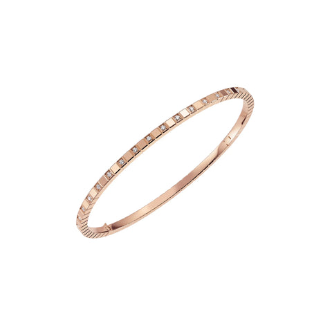 Chopard Ice Cube 18ct Rose Gold Diamond Bangle