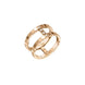 Chopard Ice Cube 18ct Rose Gold 0.04ct Diamond Ring
