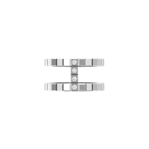 Chopard Ice Cube 18ct White Gold 0.04ct Diamond Ring