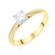 Yellow Gold 0.46ct GIA Diamond 4 Claw Solitaire Ring