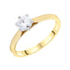 18ct Yellow Gold 0.50ct Diamond GIA Certified FSI1 Solitaire Ring