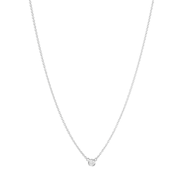 Georg Jensen 18ct White Gold 0.05ct Diamond Signature Diamonds Necklace