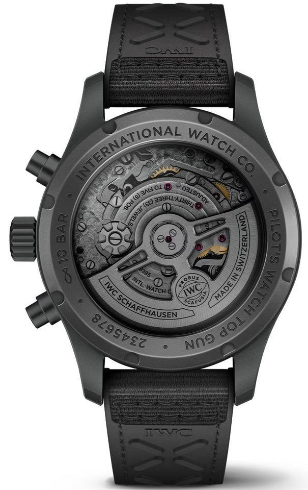 IWC Pilots Chronograph 41 Top Gun Ceratanium Watch IW388106 Watch ...
