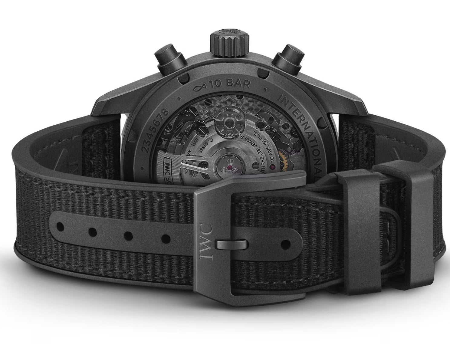 IWC Pilots Chronograph 41 Top Gun Ceratanium Watch IW388106 Watch ...