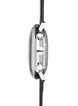Junghans Max Bill Chronoscope Watch with silver dial, leather strap, steel case