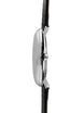 Junghans Max Bill Quartz Watch with silver dial, leather strap, steel case