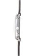 Junghans Max Bill MEGA Solar Watch with white dial, leather strap, titanium case