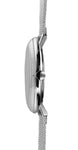 Junghans Max Bill Quartz Watch with silver dial, steel bracelet, steel case