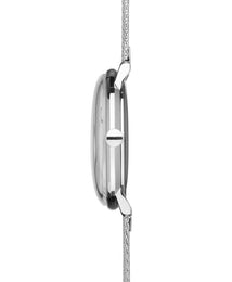 Junghans Max Bill Handaufzug Watch with silver dial, steel bracelet, steel case