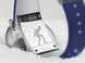 Junghans 1972 Competition FIS Nordic Championships 2025 Limited Edition Watch with silver dial, leather strap, steel case
