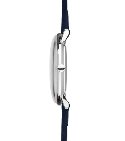 Junghans Max Bill Damen Watch with yellow dial, leather strap, steel case
