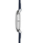 Junghans Max Bill Damen Watch with yellow dial, leather strap, steel case