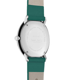 Junghans Max Bill Damen Watch with white dial, leather strap, steel case