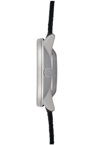 Junghans Form A Titan Watch with silver dial, synthetic strap, titanium case