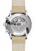 Junghans Meister Chronoscope Watch with green dial, leather strap, steel case