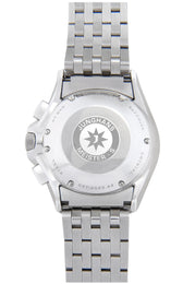 Junghans Meister S Chronoscope Watch with grey dial, steel bracelet, steel case
