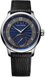 Louis Erard Watch Excellence Petite Seconde Guilloche 39mm Anthracite Blue 34248AA21.BVA150