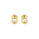 Chopard Happy Diamonds Icons 18ct Yellow Gold 0.10ct Diamond Stud Earrings