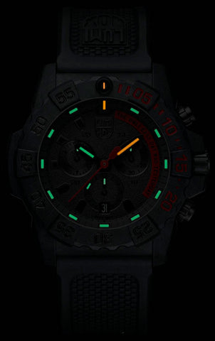 Luminox Navy Seal 3500 Series Chronograph Watch XS.3581.EY - detail view