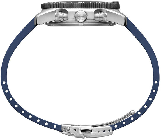 Luminox Sea Pacific Diver Chronograph 3140 Black Blue Watch XS.3143 - detail view