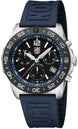 Luminox Sea Pacific Diver Chronograph 3140 Black Blue Watch XS.3143 - detail view