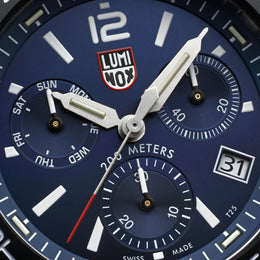 Luminox Sea Pacific Diver 3140 Black Blue Bracelet Watch XS.3144 - detail view
