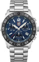 Luminox Watch Pacific Diver Chronograph 3140 Black Blue Bracelet XS.3144