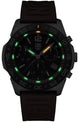 Luminox Sea Pacific Diver Chronograph 3140 Black Red Watch XS.3155 - detail view