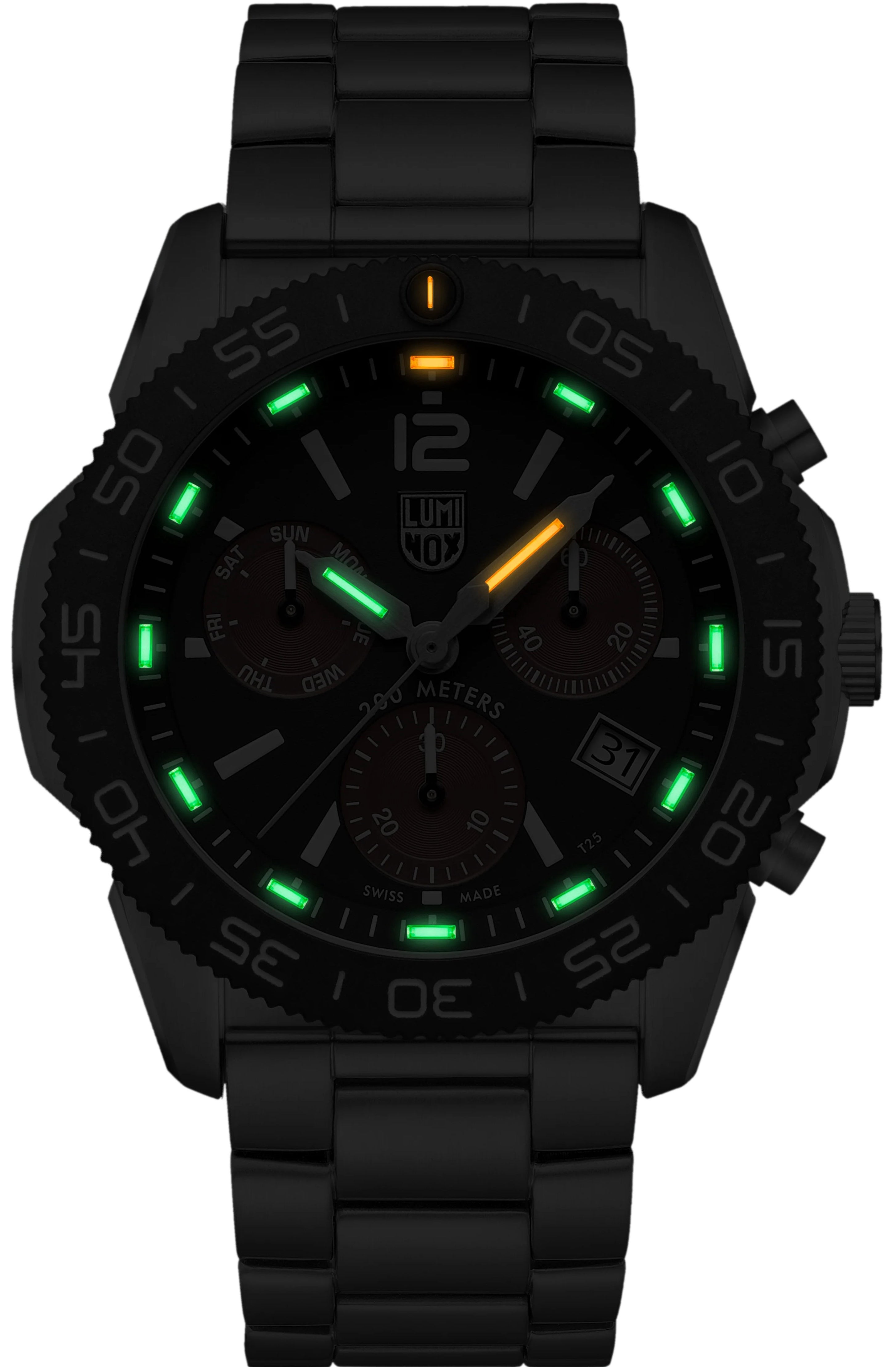 Luminox Radium Luminox Pacific Diver Chronograph 44mm 3140 Series Watch XS.3155.1.M ...