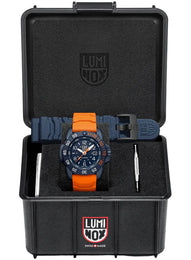 Luminox Navy Seal Foundation 45mm Back To The Blue Watch XS.3253.CBNSF.SET - detail view