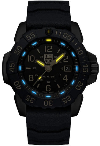 Luminox Navy Seal Foundation 45mm Back To The Blue Watch XS.3255.CB.NSF - detail view
