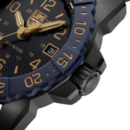 Luminox Navy Seal Foundation 45mm Back To The Blue Watch XS.3255.CB.NSF - detail view