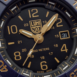 Luminox Navy Seal Foundation 45mm Back To The Blue Watch XS.3255.CB.NSF - detail view