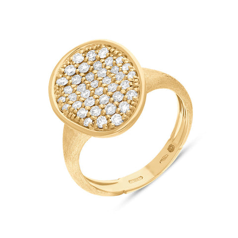 Marco Bicego Lunaria 18ct Yellow Gold 0.67ct Diamond Ring, AB580 B