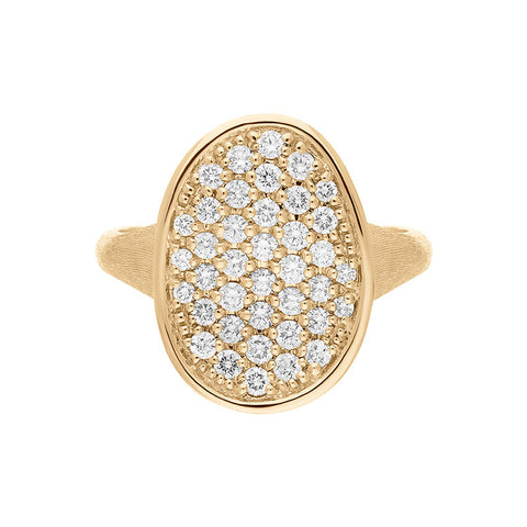 Marco Bicego Lunaria 18ct Yellow Gold 0.67ct Diamond Ring, AB580 B_2