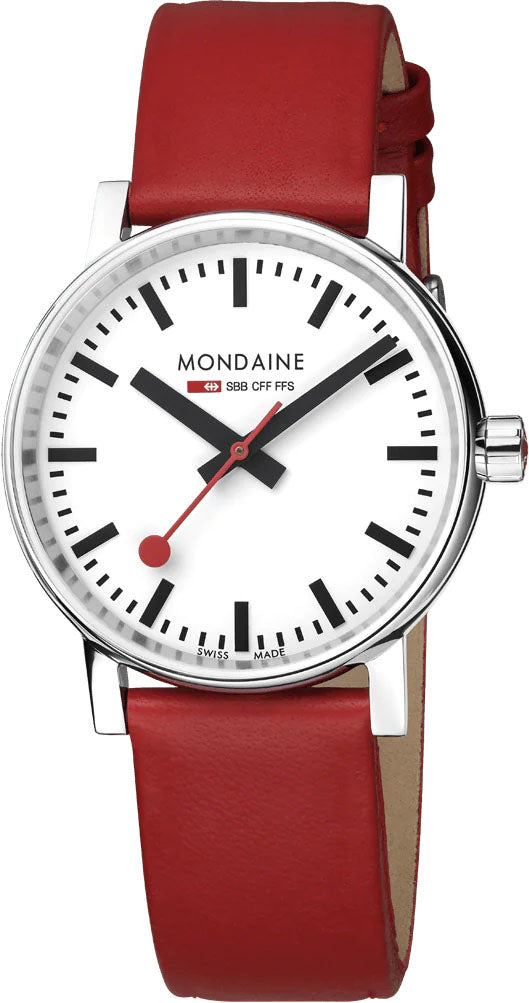 Mondaine Evo2 35 mm Grape Leather