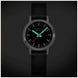 Mondaine SBB Stop2Go Black Grape Leather Watch