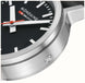 Mondaine SBB Stop2Go Black Grape Leather Watch