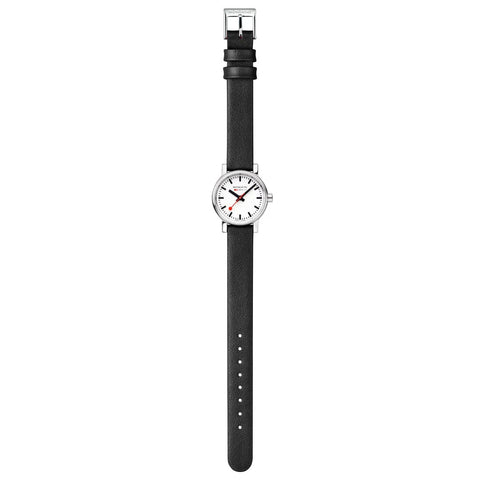 Mondaine Evo2 Black Vegan Grape Leather Watch